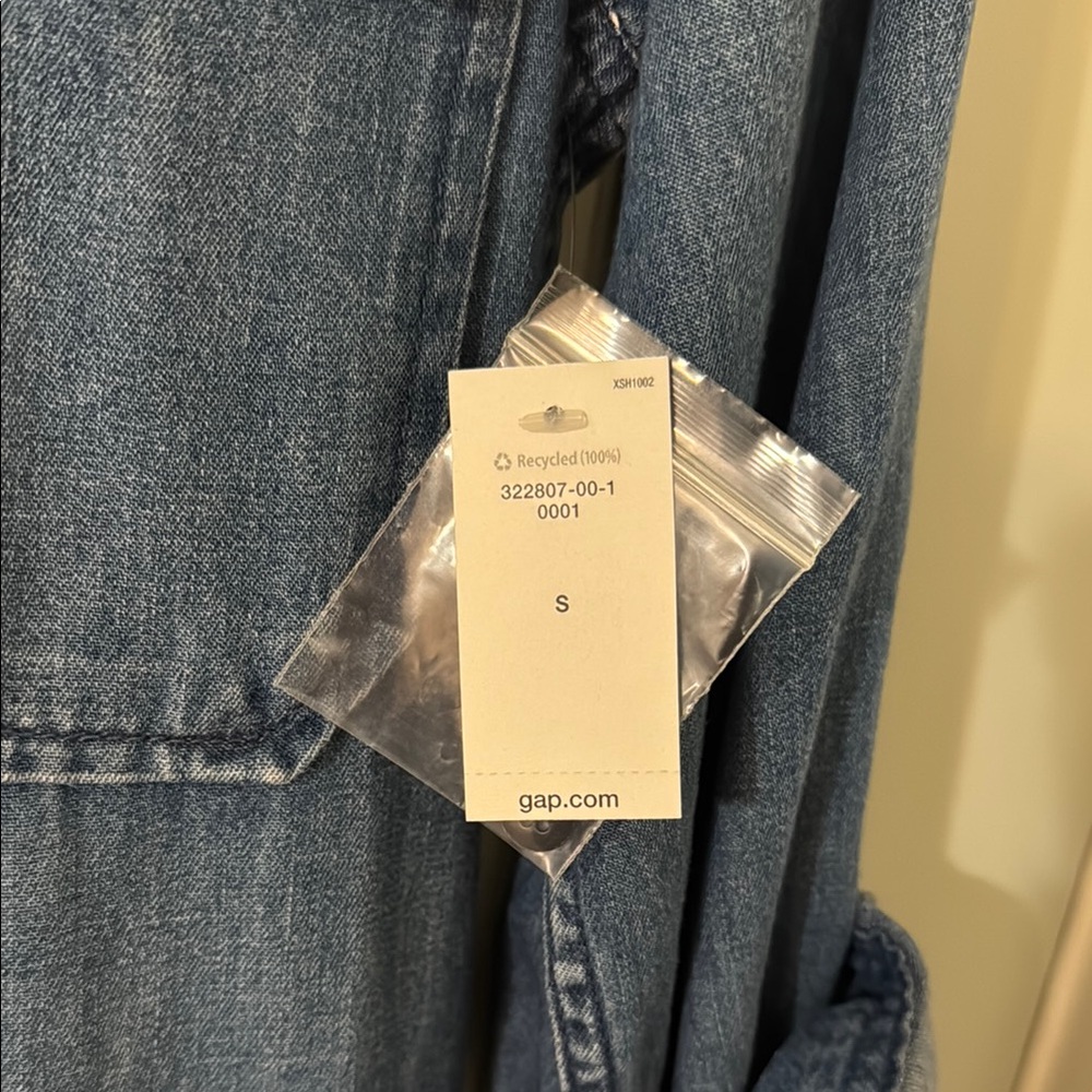 GAP Denim Jumpsuit - Blue - Picture 3 of 5